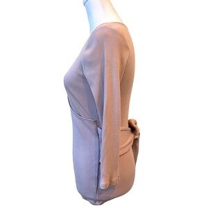 Nine West Washed Grape Ribbed Surplice Vneck Top Size Medium